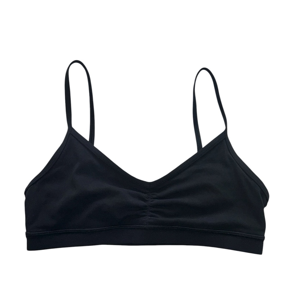 Aritzia Golden Butter Assert Bra Top, Black, Sz. M - Picture 3 of 11